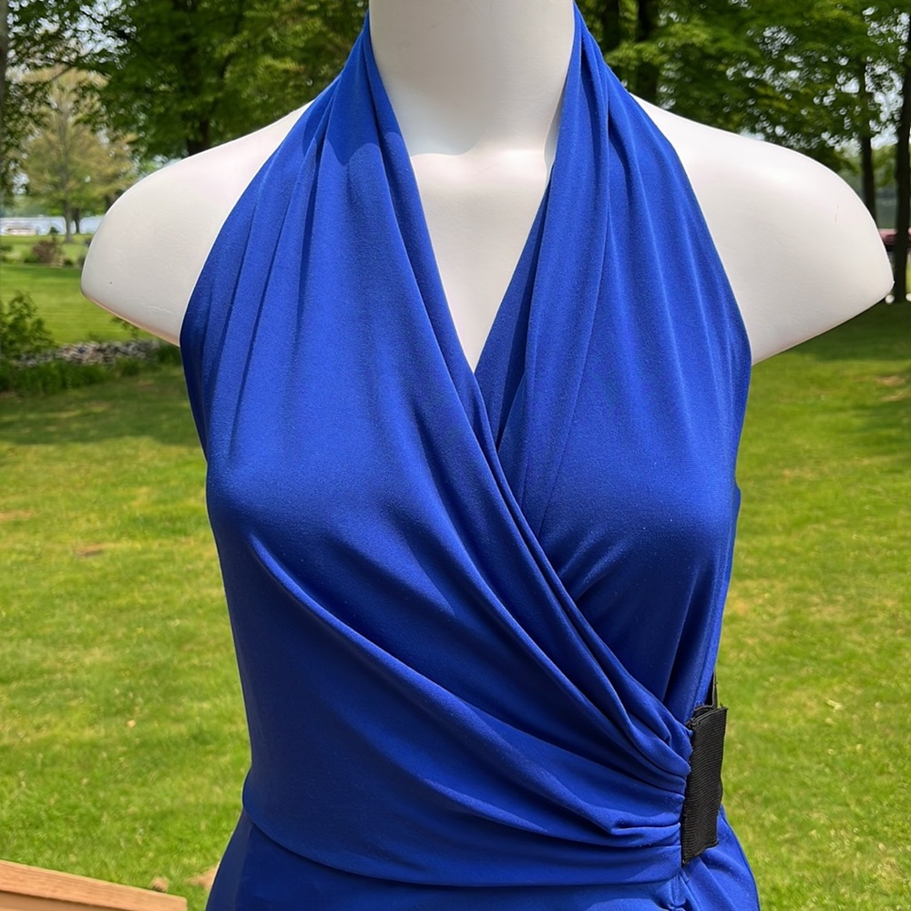 Calvin Klein glam halter gown S - Picture 2 of 10
